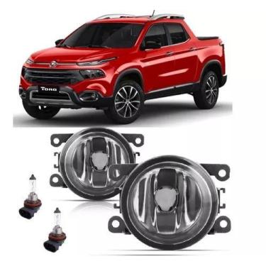 Imagem de Par Farol De Milha Universal Fiat Toro 2016 2017 2018 2019 2020 + Lâmp