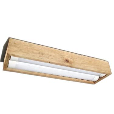 Imagem de Luminária Lustre Pendente Rústico Madeira Led Lustre 40W - Eco.Start