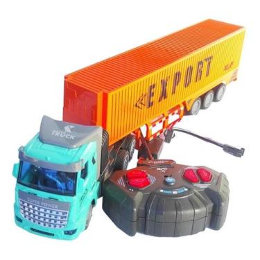 Imagem de Carrinho Controle Remoto Caminhão Baú 4 Canais