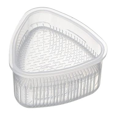 Imagem de Molde de bola de arroz infantil de desenho animado, arroz de algas marinhas, bola de arroz triangular, material pp de grau alimentício ferramentas de cozimento e fabricação