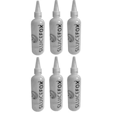 Imagem de Sluice Fox Garrafa Snifter para mineração e prospecção de ouro; ferramenta de limpeza de plástico para recuperação de ouro fino em seu kit de ferramentas de prospecção de ouro, pacote com 6