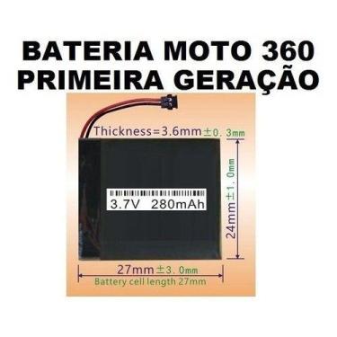 Imagem de Bateria Relógio relogio Moto 360 280mah Mp3 - bgb