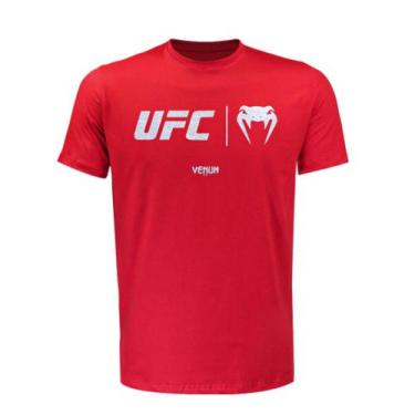 Imagem de Camiseta Masculina Ufc Venum Classic - Red/Silver, M
