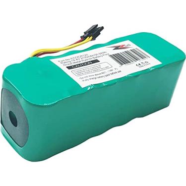 Imagem de ZZcell® Substituição de bateria para Ariete Briciola, Amibot, Dibea, Haier, Midea, Sichler, Profimaster, LP43SC2000P, KK8, X500, X580, 2711, 2712, 2713, 2717 Robot Vac Aspirador de pó 14,4V 2100mAh
