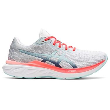 Imagem de ASICS Women's DYNABLAST 2 Running Shoes, 11, White/Thunder Blue