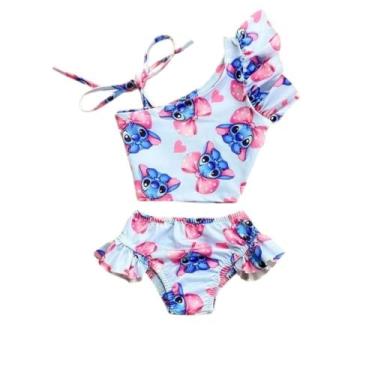 Imagem de Biquini Infantil Feminino Stitch Moda Praia// Piscina - Absolut, Branc