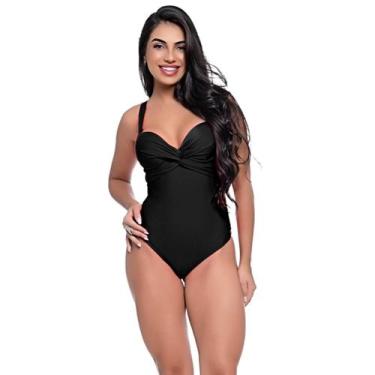 Imagem de Maiô Feminino Com Bojo Transpassado Modela Cintura e Busto - HYPE MODA