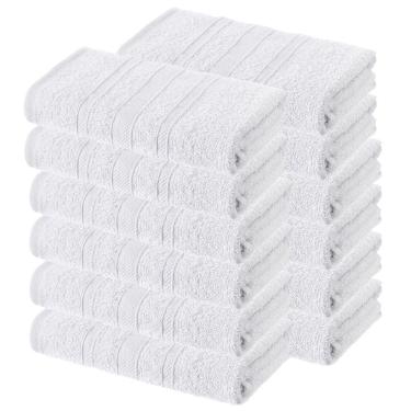 Imagem de Kit 12 Toalhas Salão De Beleza, Barbearia 45X80Cm Branca