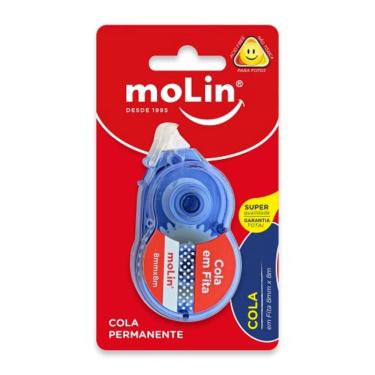Imagem de Cola Em Fita Escolar 8mm X 8m Molin Amarelo