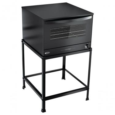 Imagem de Forno de Bancada a Gás Clarice Supermaxx 136L 3400W com Pedestal e Dupla Grade Preto 110V