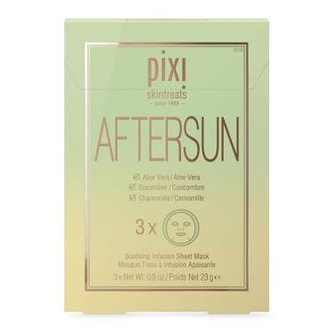 Imagem de Pixi Máscara Pós-Sol, Tratamento Instantâneo Calmante E Relaxante Para A Pele, Aloe Vera, Pepino Camomila Refrescante, 3 Máscaras Por Caixa X 0,80 Oz / 23 G