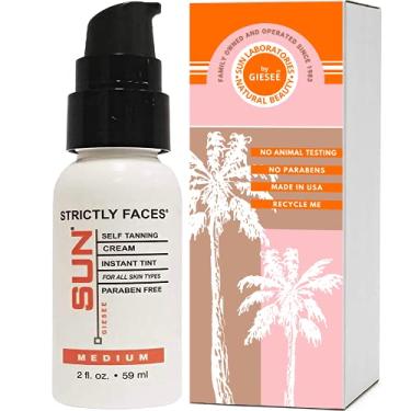 Imagem de Sun Laboratories by Giesee Face Self Tanner Medium: Loção Bronzeadora Facial, E Sol Para Um Bronzeado Artificial Perfeito