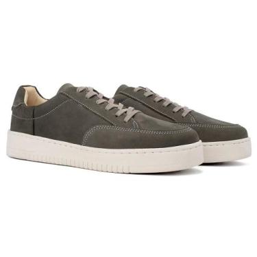 Imagem de Tênis Masculino Casual Nobuck Cadarço Confortável - West Bulls, Cinza,