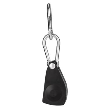 Imagem de Vaveren Polia de catraca, amarração de metal, corda de segurança, ajuste rápido, tensor de corda para cobertura de barraca, acampamento ao ar livre, Preto Grande