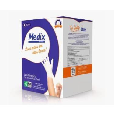 Imagem de Luva cirurgica latex s po tam 7.5 par 9458 -medix