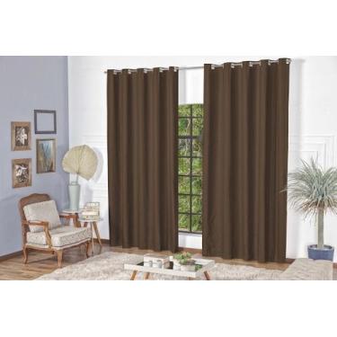 Imagem de Cortina Flamê - Casa Artuz, 2m, Tabaco