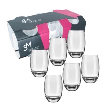 Imagem de Jogo 6 Copos SM Aruba Rocks 345 ml J305 Nadir Figueiredo