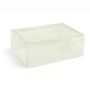 Imagem de Crafter's Choice Base básica de sabão para derreter e derramar glicerina para fazer sabão e projetos de artesanato DIY, bloco de 2,3 kg (transparente)