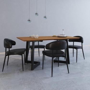 Imagem de Conjunto para Cozinha com 4 Cadeiras Toronto - Metalig