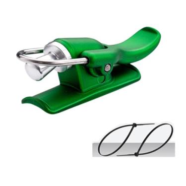 Imagem de FOIBURELY Green Cannon Surf Fishing Trigger Aid Sea Fishing Casting Trigger, botão de polegar, clipe de canhão, auxiliar de fundição de carretel fixo