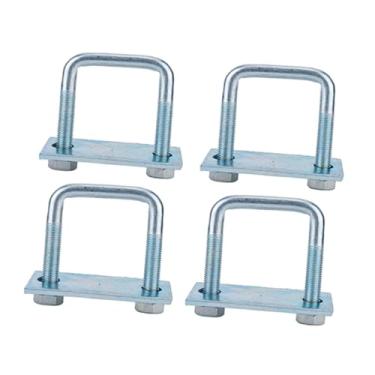Imagem de predolo 4 Peças de Suportes de Parafuso em U para Serviço Pesado, Versáteis, de Metal, Portáteis, Resistentes Ao Desgaste, Grampos de Mola de Lâmina para Barc, 5.4 X 9.52 Cm