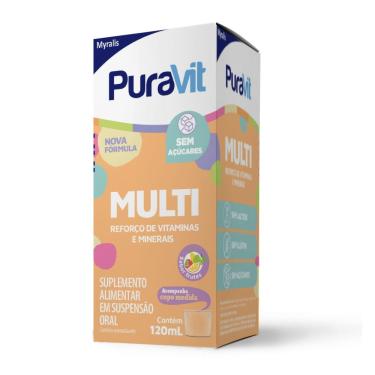 Imagem de Suplemento Alimentar Puravit Multi Myralis Suspensão Oral 120ml