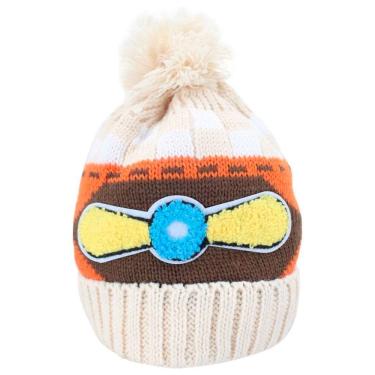 Imagem de Touca Gorro Infantil Bege Aviador Colorida Tamanho Único