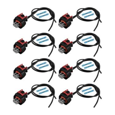 Imagem de Conector de trança injetor PT3739 de 8 peças adequado para veículos Chevy GM 2017-2024, kit de trança multiuso adequado para motor Duramax L5P V8 6.6L Substituir 19368140 1936-8140