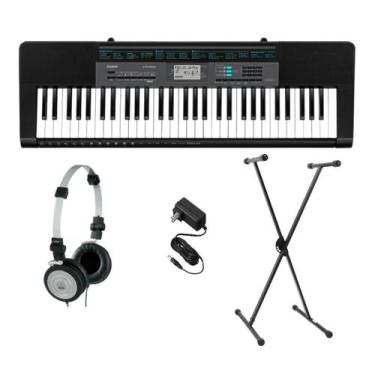 Imagem de Kit Teclado A. Casio Ctk-2550K2-Br 61+ F. Akg 414P + Sup. X