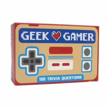 Imagem de Gift Republic Geek Gamer Trivia, vermelho, 10 cm
