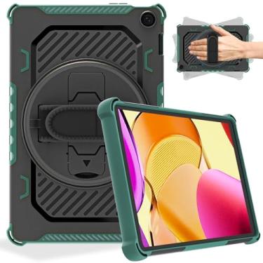 Imagem de ROISKIN Capa com alça de mão com suporte giratório 360 para tablet Flre Max 11 versão 2023 13ª geração para crianças, também para iPhone Nokia Sony 11 polegadas