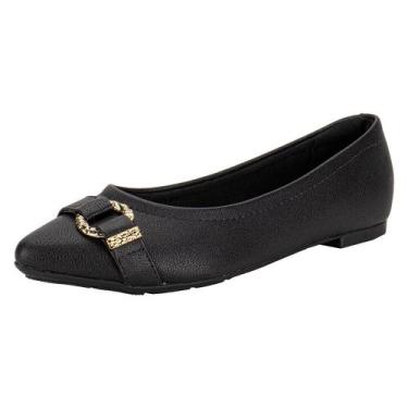 Imagem de Sapatilha feminina flat modare 7334251, Preto, 35