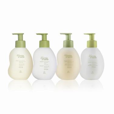 Imagem de Kit Mamãe e Bebê Shampoo, Condicionador, Sabonete Líquido e Hidratante (4 produtos)