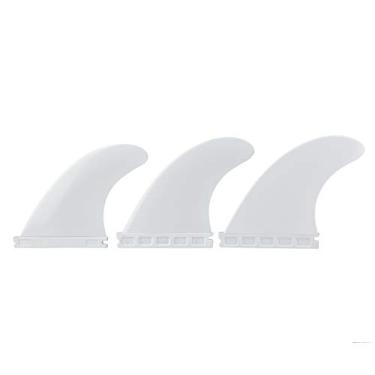 Imagem de Tri Fin Thruster Conjunto Surfboard Fins de alto desempenho Nylon Plastic FCS Fins para curto quadro longboard Funboard Surf G5 Tamanho 3pcs
