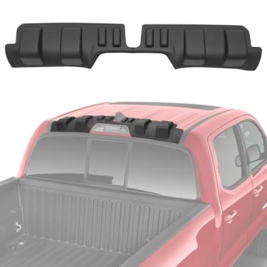 Imagem de Titibett Spoiler de teto de caminhão compatível com Toyota Tacoma 2016-2023 Pickup protetor de teto traseiro defletor de ar serve para acessórios Tacoma