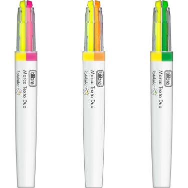 Imagem de Marca-texto Duo Tilibra - Duas Cores 1 Ponta (Unidade)