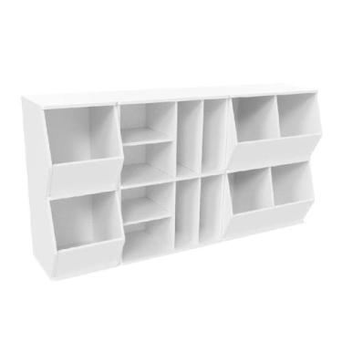 Imagem de Kit com 3 Organizadores Para Brinquedos 100 MDF - Woodcore