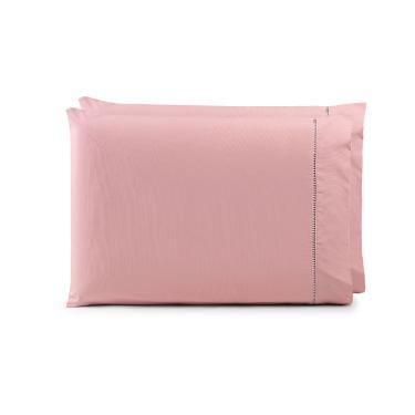 Imagem de Par de Fronhas 70cm x 50cm 2 Peças Paris  Percal 150 Fios 100% Algodão - Rosê