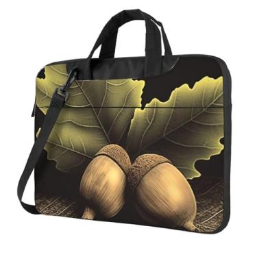 Imagem de Capa para laptop Two Acorns à prova de choque protetora para notebook bolsa portátil à prova d'água para homens e mulheres, Preto, 13 inch