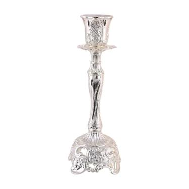 Imagem de Wswqop Suporte de vela, castiçal, ornamento, candelabro de luxo para casamento, sala de jantar, festa de aniversário, jantar em casa, Lasca