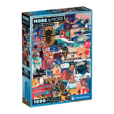 Imagem de Puzzle 1000 Peças Viagens e Cultura - Clementoni 37072