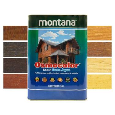 Imagem de Osmocolor Stain 18l Montana Madeira Base Água, Transparente