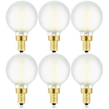 Imagem de Lâmpada LED Leools E12 Frosted 4W 2700K Branco Quente 400LM 120V