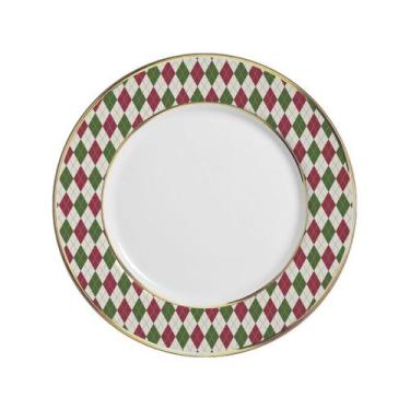 Imagem de Sousplat Soldadinhos Filete Ouro 34 cm Cerâmica Alleanza - Alleanza Ce