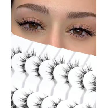 Imagem de Cílios postiços Jiocolor Natural Look 13 mm Cat Eye 7 pares