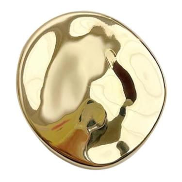 Imagem de Broche de metal geométrico vintage para mulheres homens moda irregular corpete redondo lapela emblemas casaco suéter cachecóis xale vestido acessório moda festa de casamento baile joias para namorada