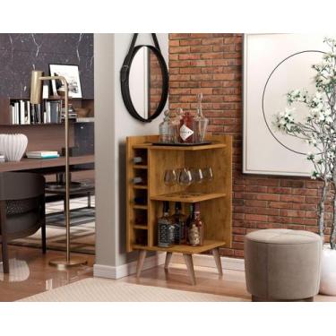 Imagem de Adega De Canto Malbec Plus Freijó - Comprar Moveis Sua Casa - Comprar 