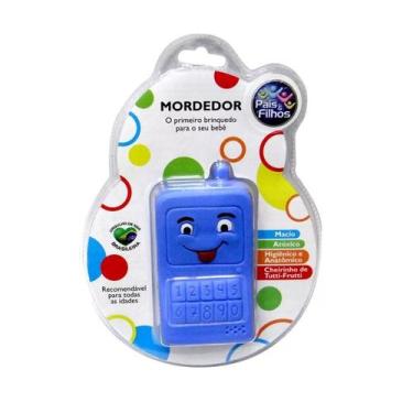 Imagem de Mordedor Para Bebê Infantil Celular Com Cores Sortidas - Pais & Filhos