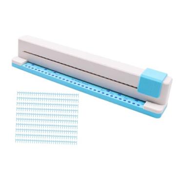 Imagem de Colaxi Furador de 30 furos para papel A4, base antiderrapante, profundidade de alimentação de papel de 4 mm, máquina de perfuração manual para artesanato