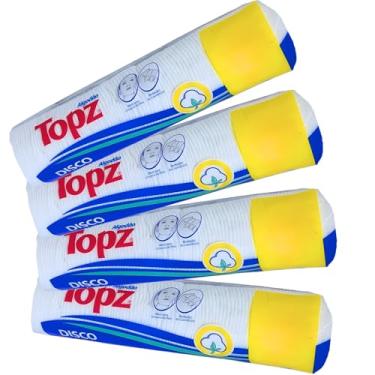 Imagem de Algodao Disco 100un algodão para limpeza de pele 4 Pacotes